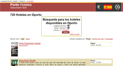 Desktop Screenshot of es.porto-hotels.net